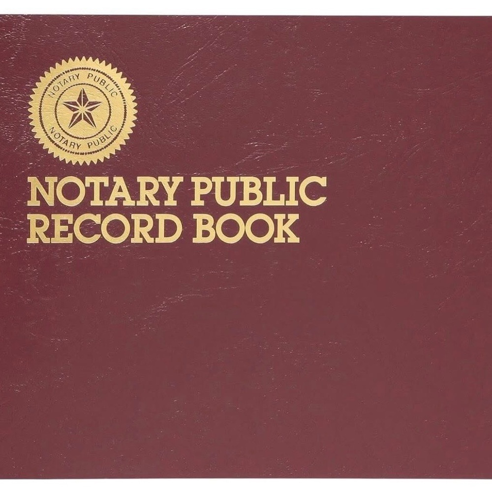 Set of 2 Notary Public Record Books - BRAND NEW